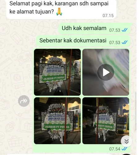 Pengiriman Papan Bunga Selamat Lembata