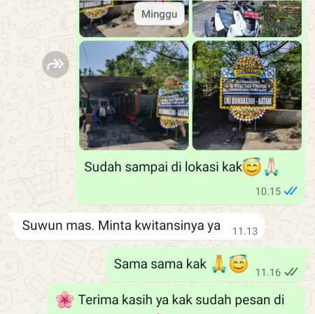 Pengiriman Papan Bunga Duka Lembata