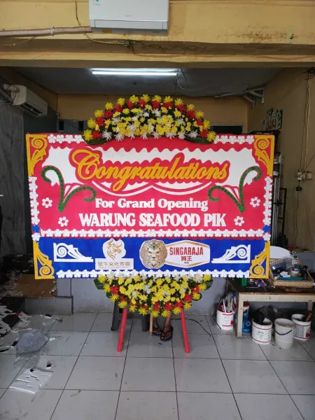 Papan Bunga Ucapan Selamat Lembata